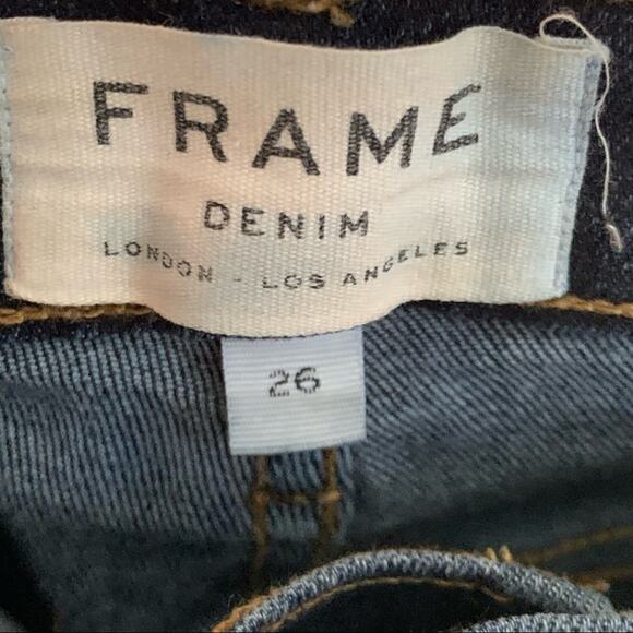 Frame Denim Le High High Waisted Skinny In Montclair Wash Size 26 - Picture 9 of 11